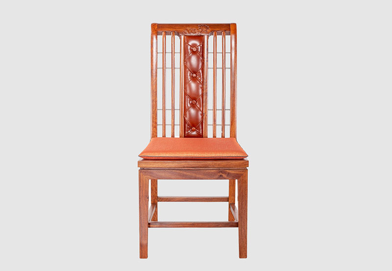 淮南芙蓉榭中式实木餐椅效果图