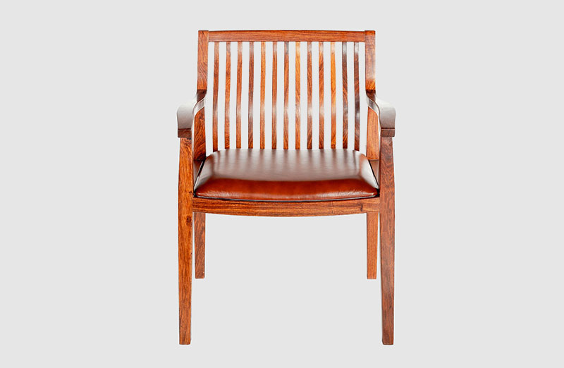 淮南中式实木大方椅家具效果图